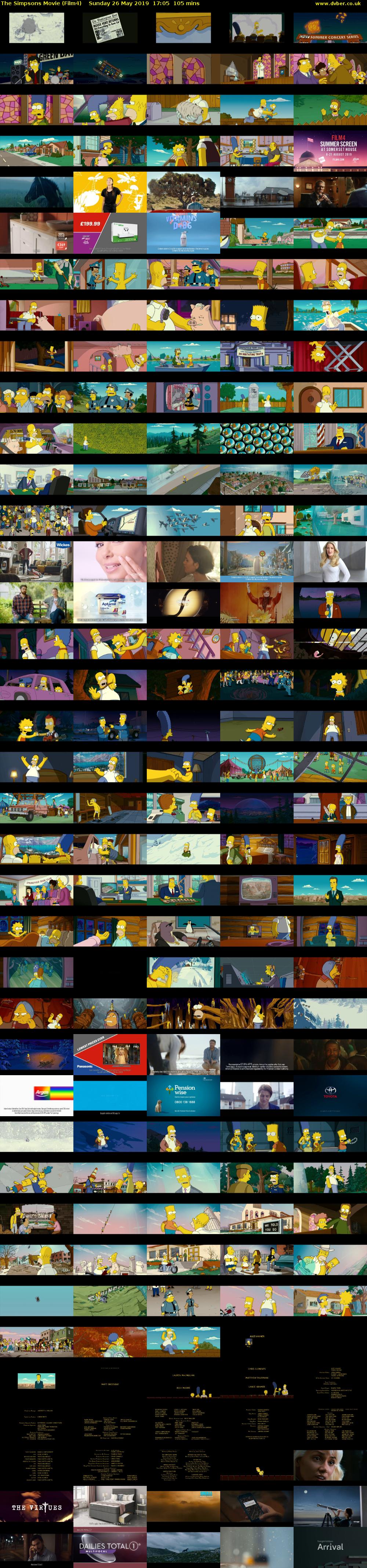 The Simpsons Movie (Film4) Sunday 26 May 2019 17:05 - 18:50
