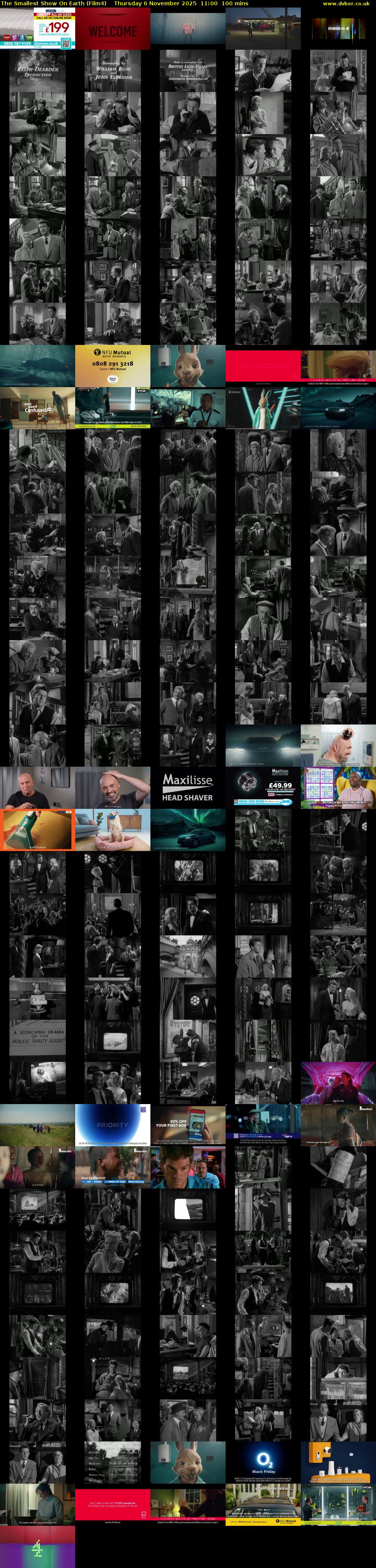 The Smallest Show On Earth (Film4) Thursday 6 November 2025 11:00 - 12:40