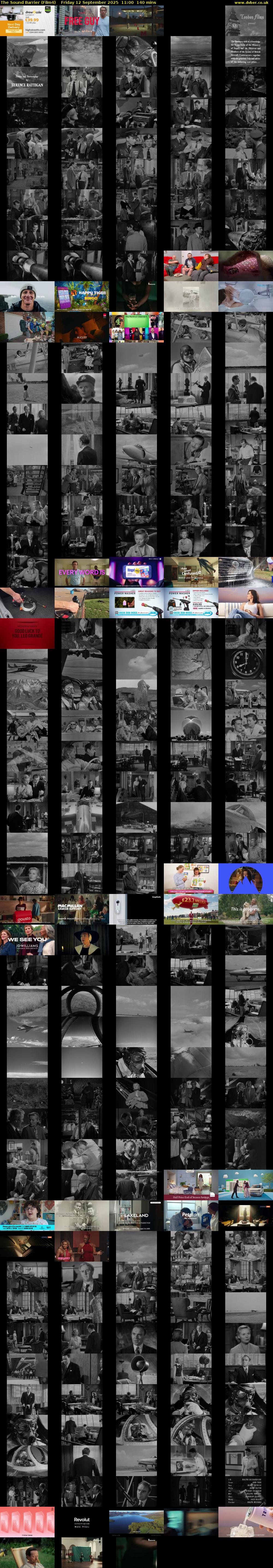 The Sound Barrier (Film4) Friday 12 September 2025 11:00 - 13:20