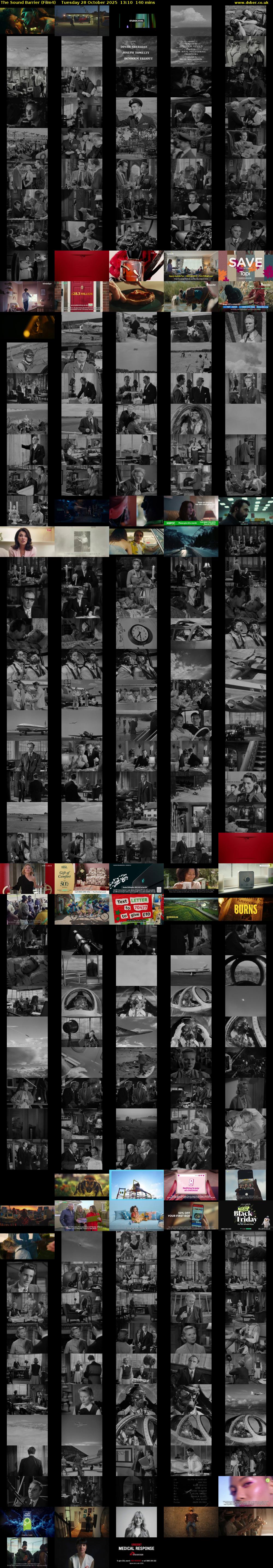 The Sound Barrier (Film4) Tuesday 28 October 2025 13:10 - 15:30