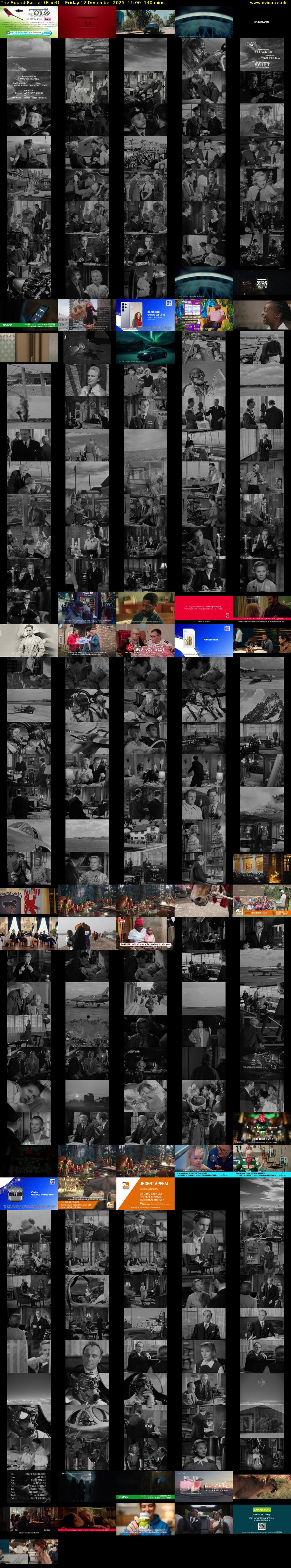 The Sound Barrier (Film4) Friday 12 December 2025 11:00 - 13:20