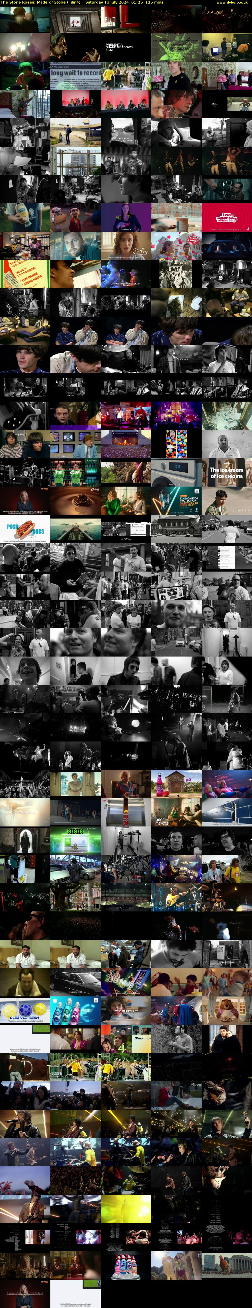 The Stone Roses: Made of Stone (Film4) Saturday 13 July 2024 01:25 - 03:30