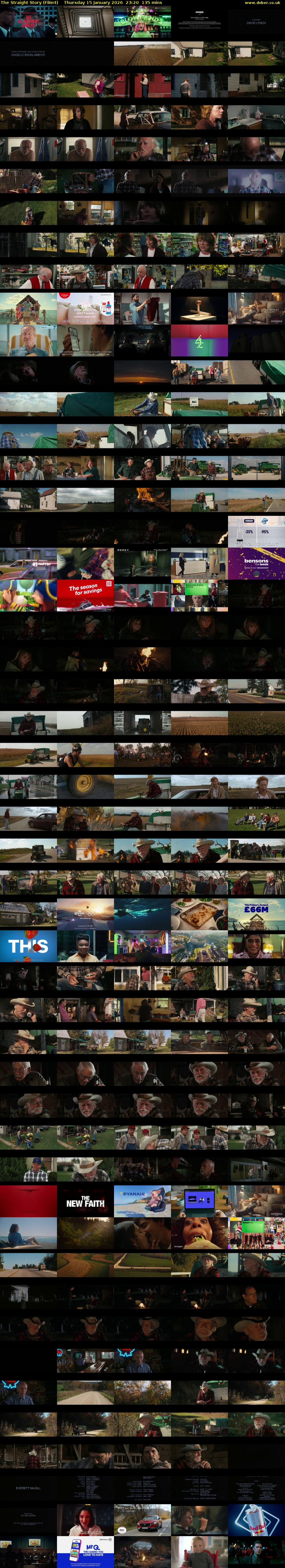 The Straight Story (Film4) Thursday 15 January 2026 23:20 - 01:35