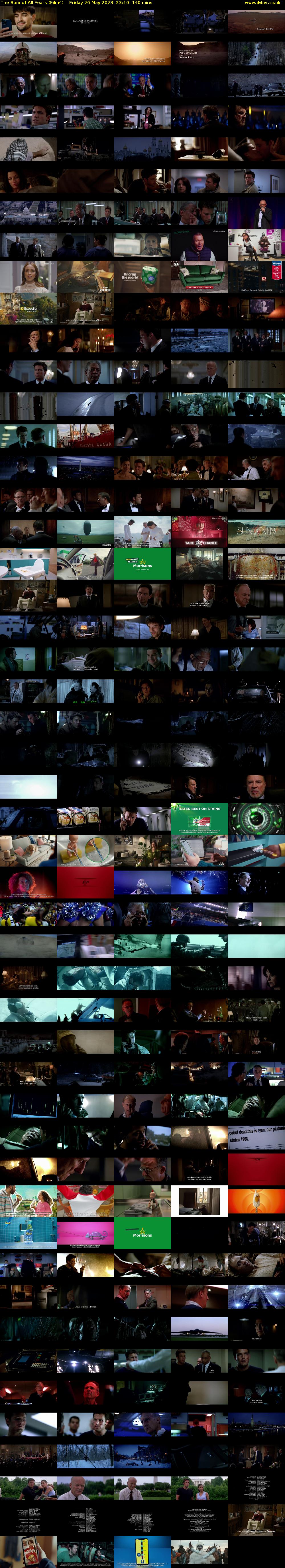 The Sum of All Fears (Film4) Friday 26 May 2023 23:10 - 01:30