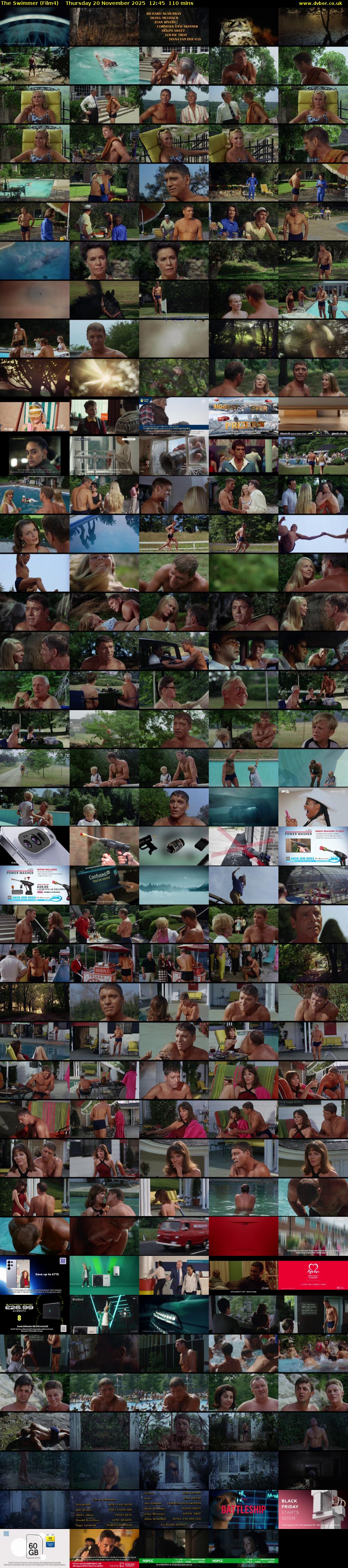 The Swimmer (Film4) Thursday 20 November 2025 12:45 - 14:35