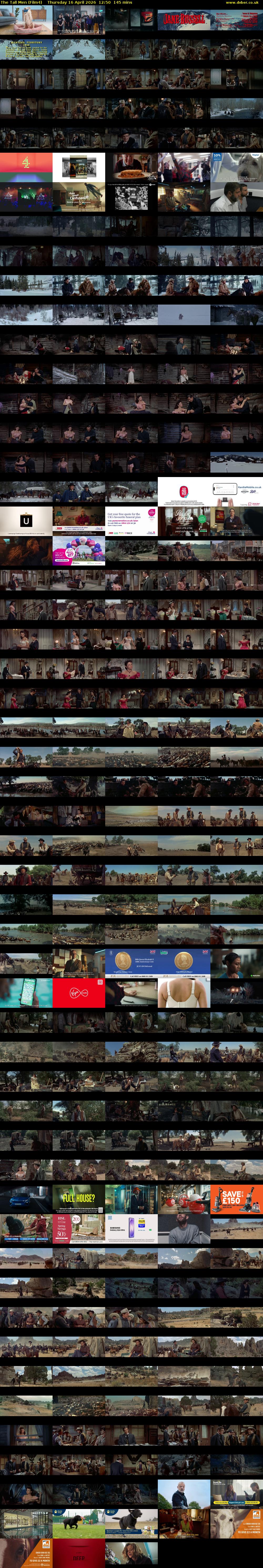 The Tall Men (Film4) Thursday 16 April 2026 12:50 - 15:15