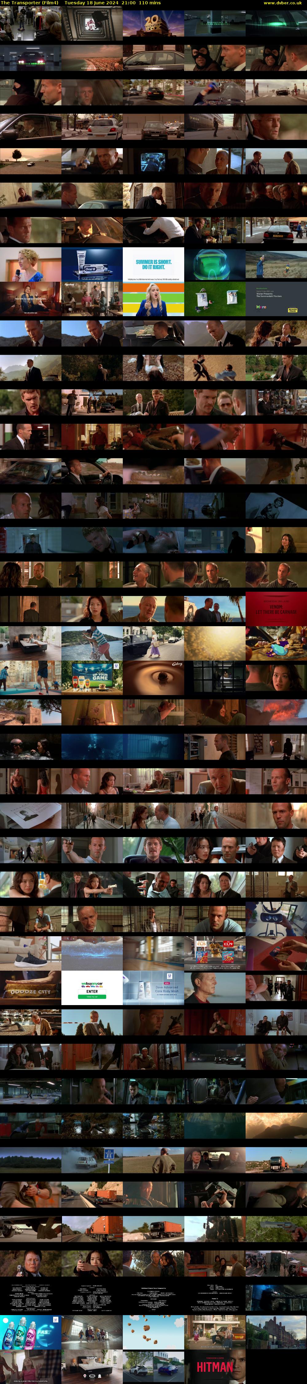 The Transporter (Film4) Tuesday 18 June 2024 21:00 - 22:50
