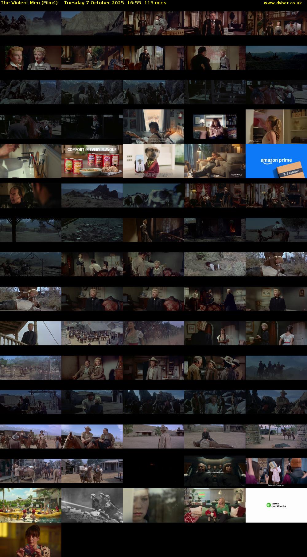 The Violent Men (Film4) Tuesday 7 October 2025 16:55 - 18:50