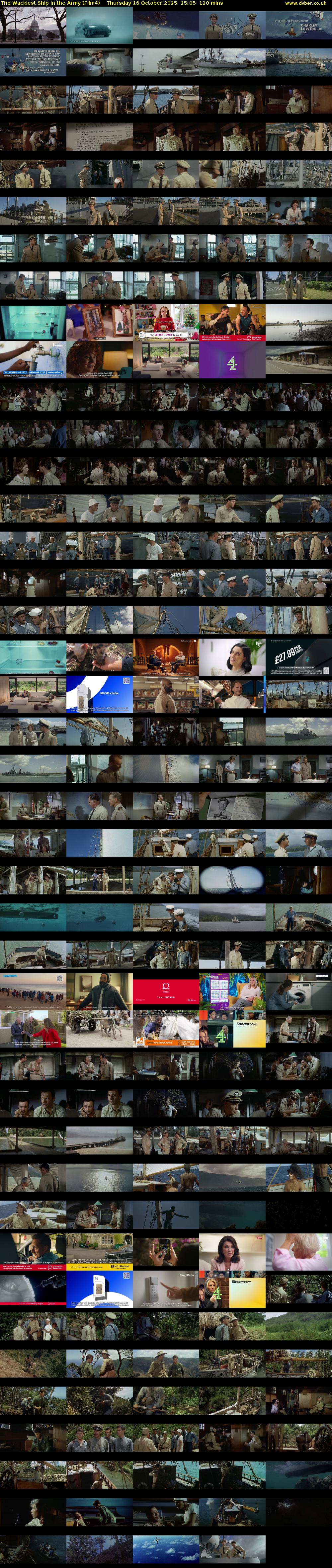 The Wackiest Ship in the Army (Film4) Thursday 16 October 2025 15:05 - 17:05