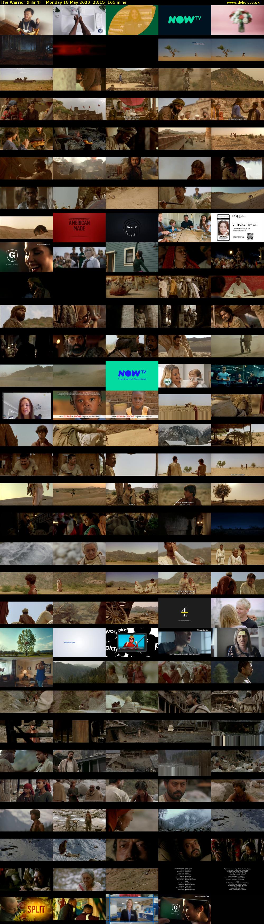 The Warrior (Film4) Monday 18 May 2020 23:15 - 01:00