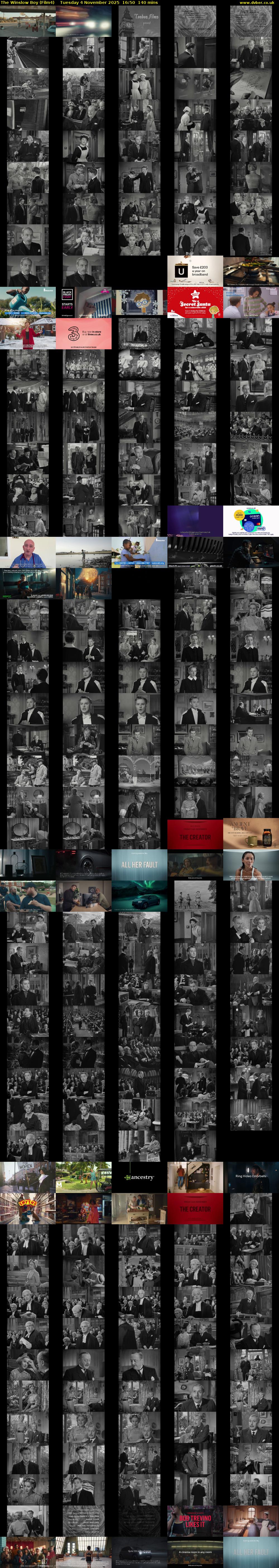 The Winslow Boy (Film4) Tuesday 4 November 2025 16:50 - 19:10