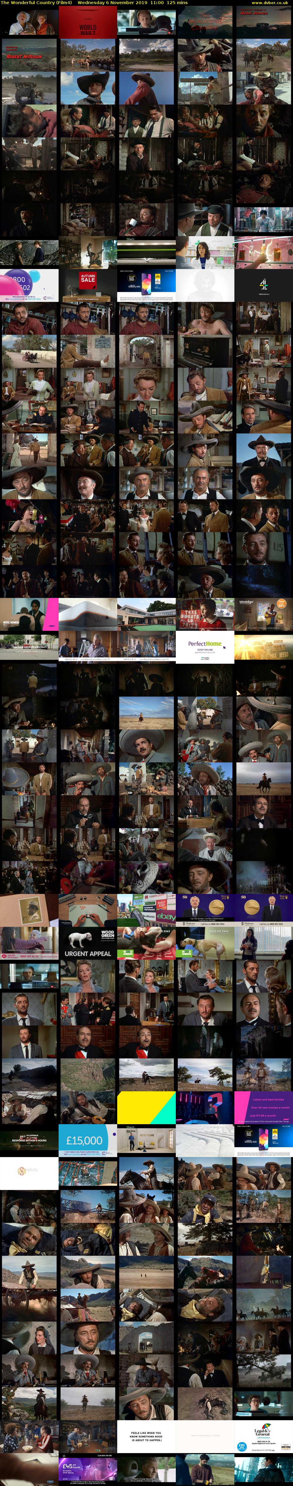 The Wonderful Country (Film4) Wednesday 6 November 2019 11:00 - 13:05