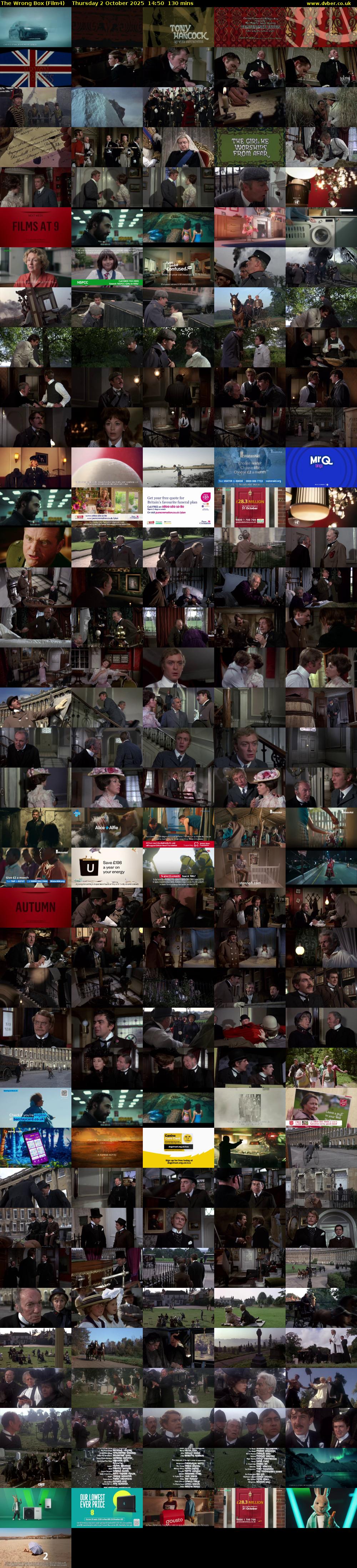 The Wrong Box (Film4) Thursday 2 October 2025 14:50 - 17:00