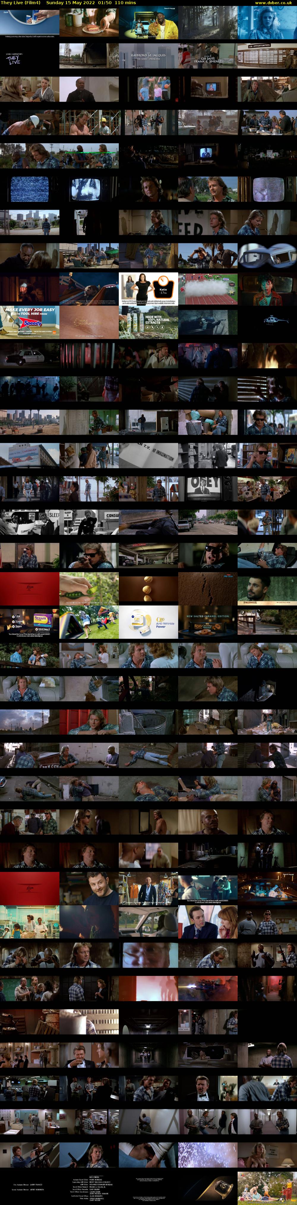 They Live (Film4) Sunday 15 May 2022 01:50 - 03:40