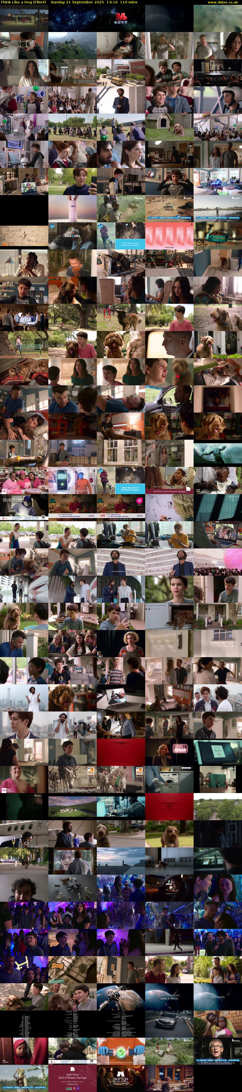 Think Like a Dog (Film4) Sunday 21 September 2025 13:10 - 15:00