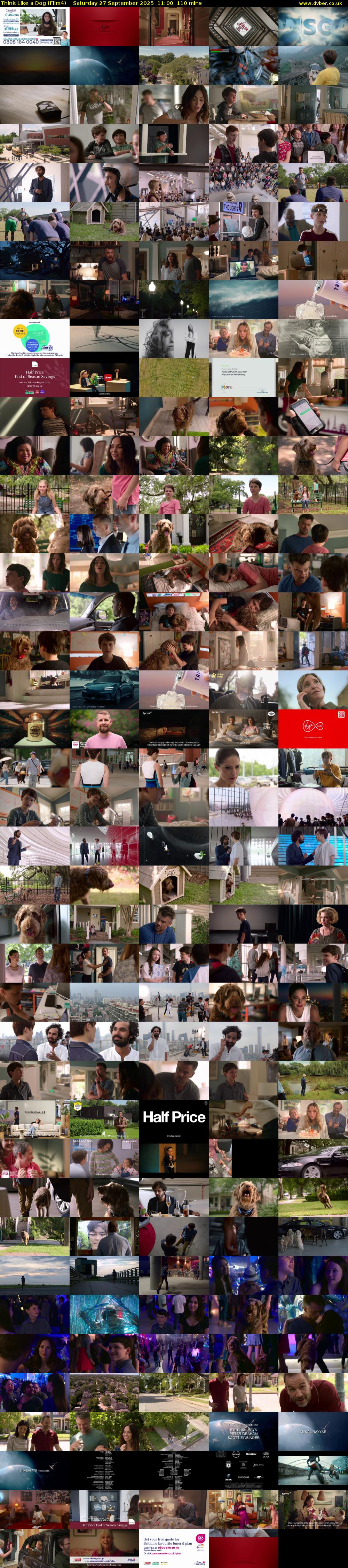 Think Like a Dog (Film4) Saturday 27 September 2025 11:00 - 12:50