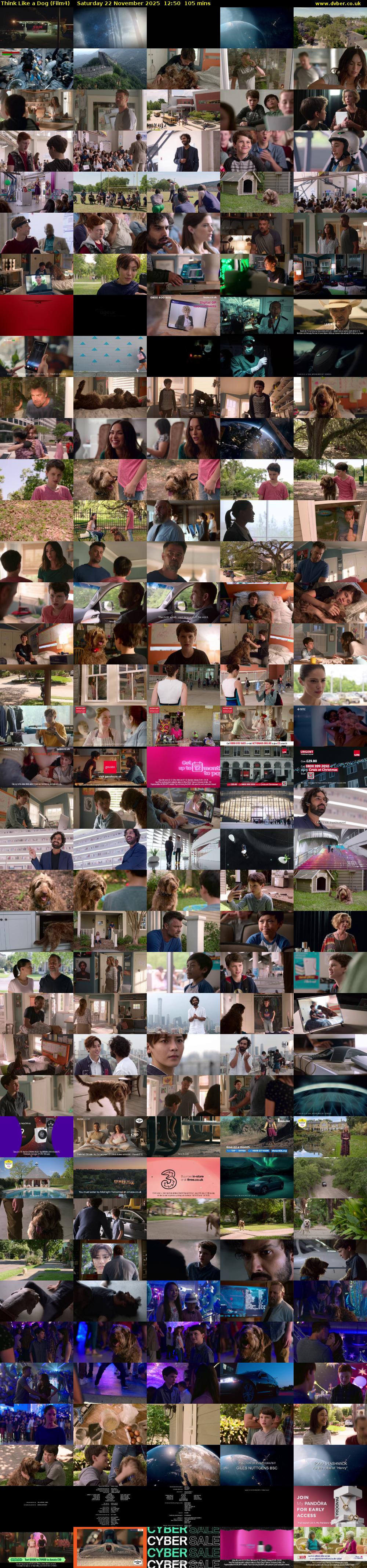 Think Like a Dog (Film4) Saturday 22 November 2025 12:50 - 14:35