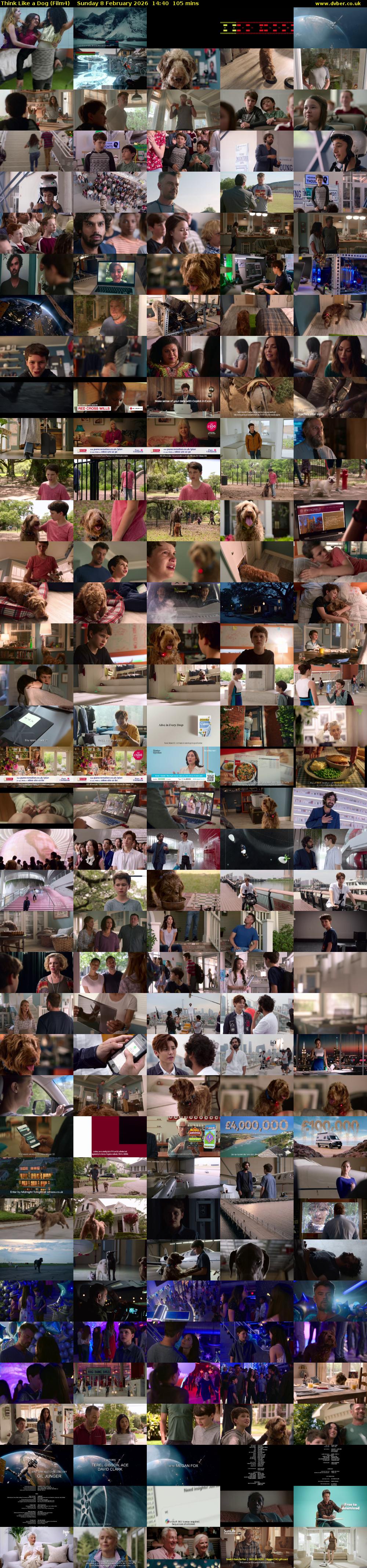 Think Like a Dog (Film4) Sunday 8 February 2026 14:40 - 16:25