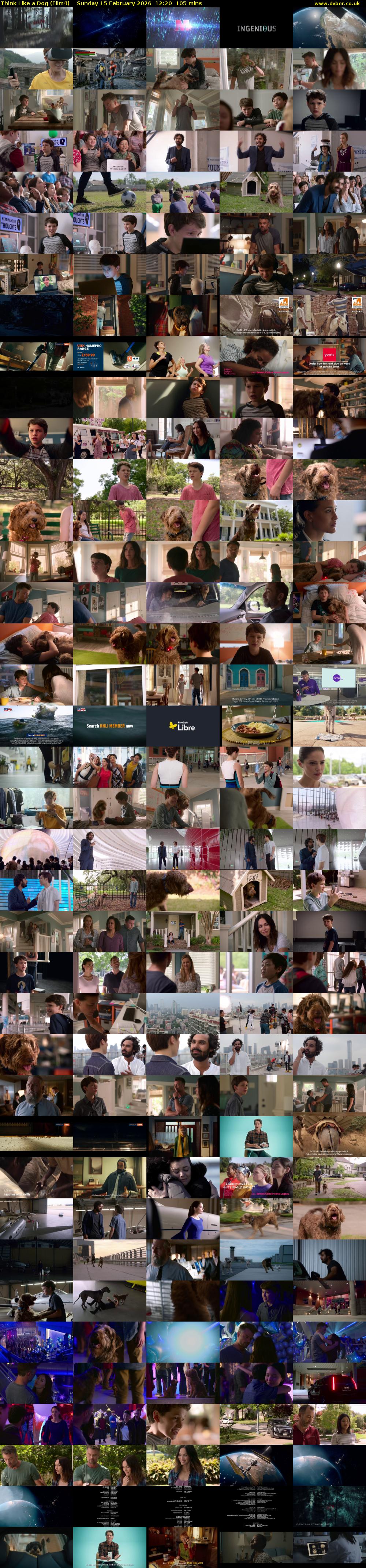 Think Like a Dog (Film4) Sunday 15 February 2026 12:20 - 14:05