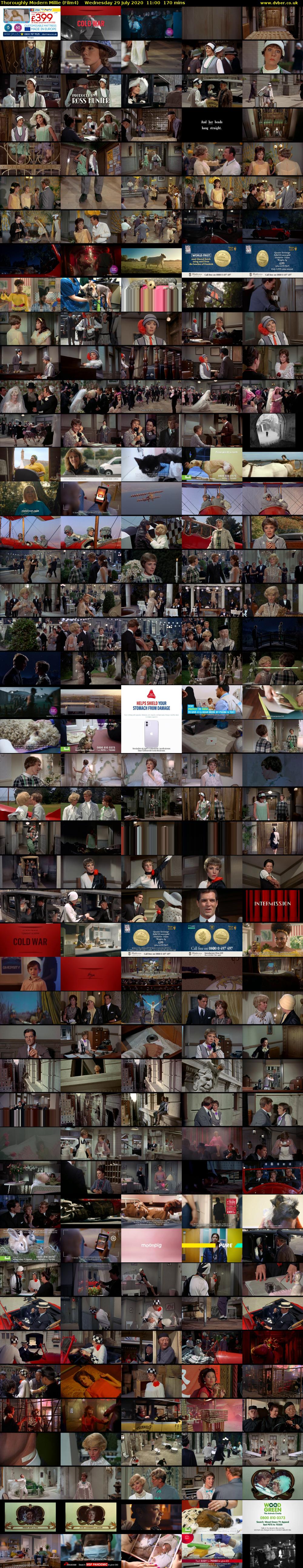 Thoroughly Modern Millie (Film4) Wednesday 29 July 2020 11:00 - 13:50