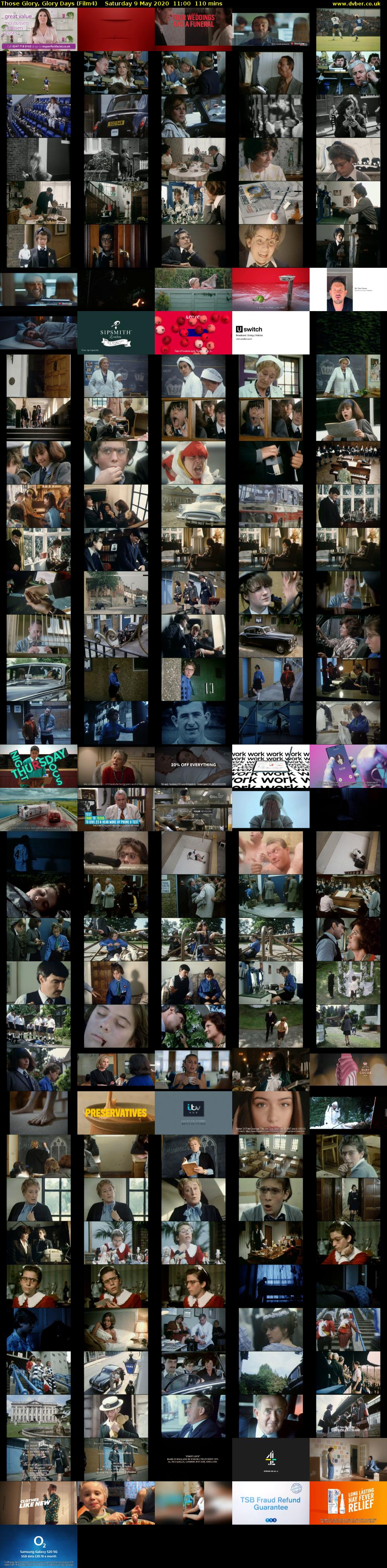 Those Glory, Glory Days (Film4) Saturday 9 May 2020 11:00 - 12:50