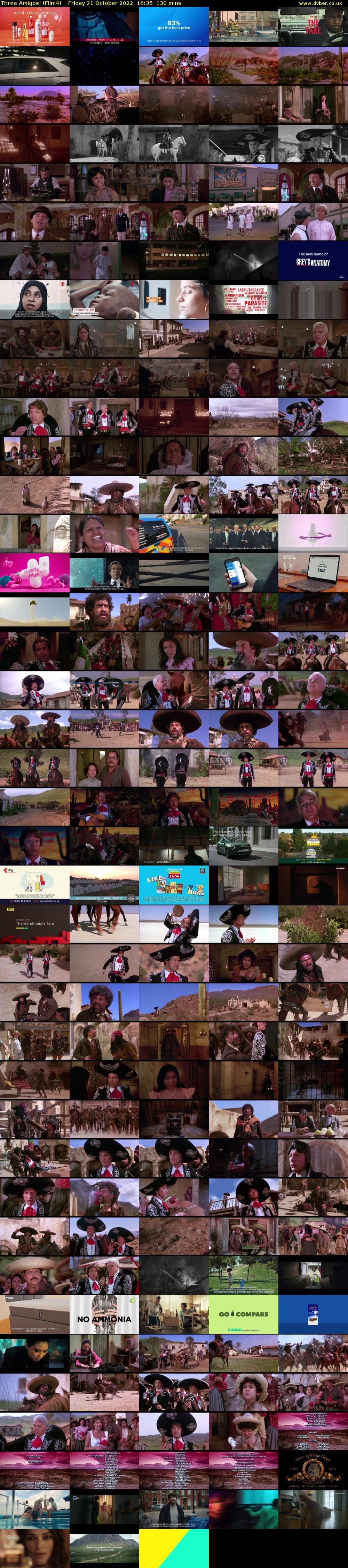 Three Amigos! (Film4) Friday 21 October 2022 16:35 - 18:45