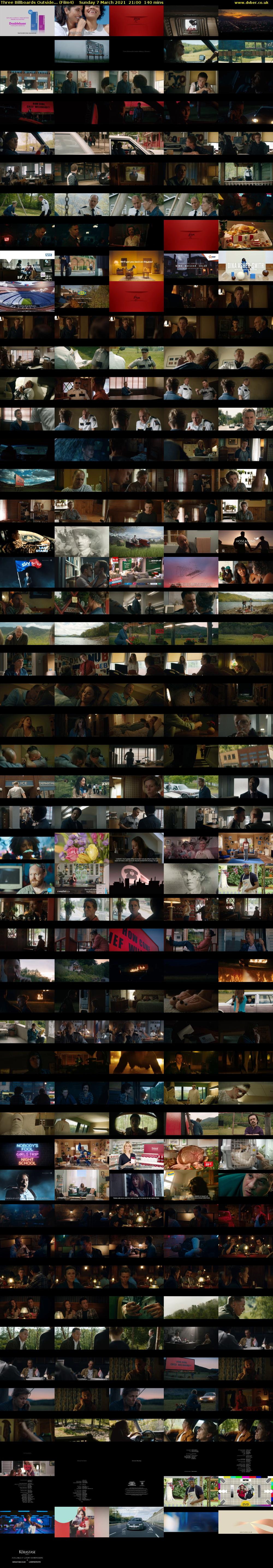 Three Billboards Outside... (Film4) Sunday 7 March 2021 21:00 - 23:20