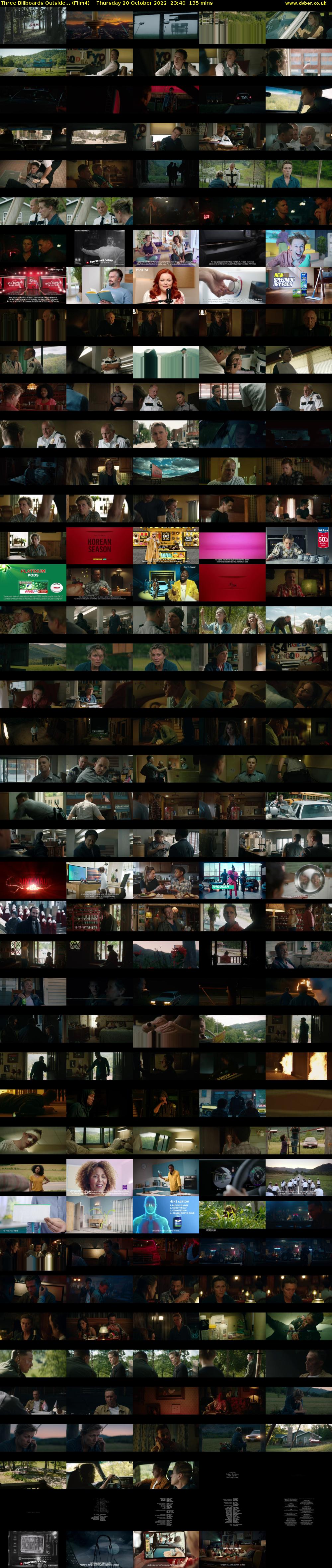 Three Billboards Outside... (Film4) Thursday 20 October 2022 23:40 - 01:55