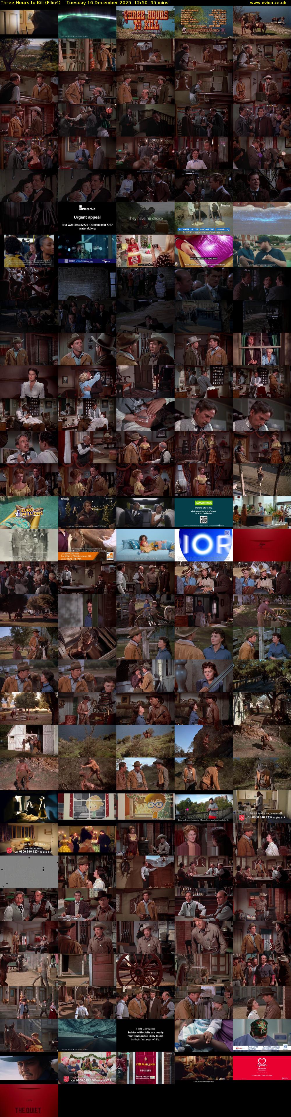 Three Hours to Kill (Film4) Tuesday 16 December 2025 12:50 - 14:25