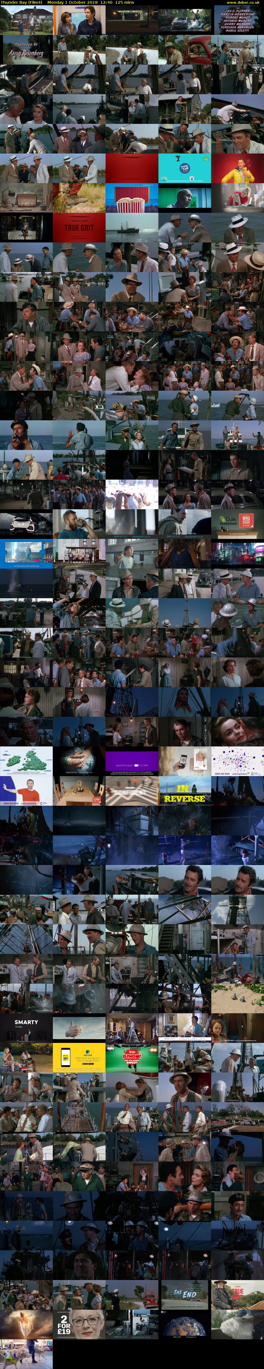 Thunder Bay (Film4) Monday 1 October 2018 12:40 - 14:45
