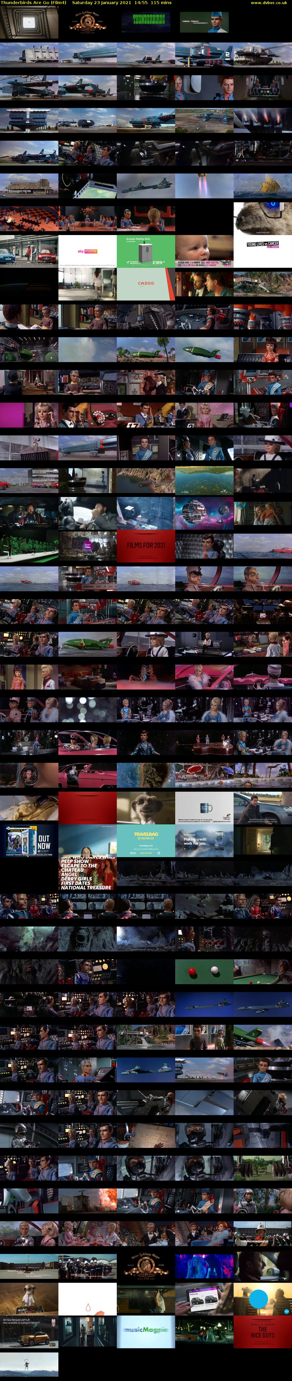 Thunderbirds Are Go (Film4) Saturday 23 January 2021 14:55 - 16:50