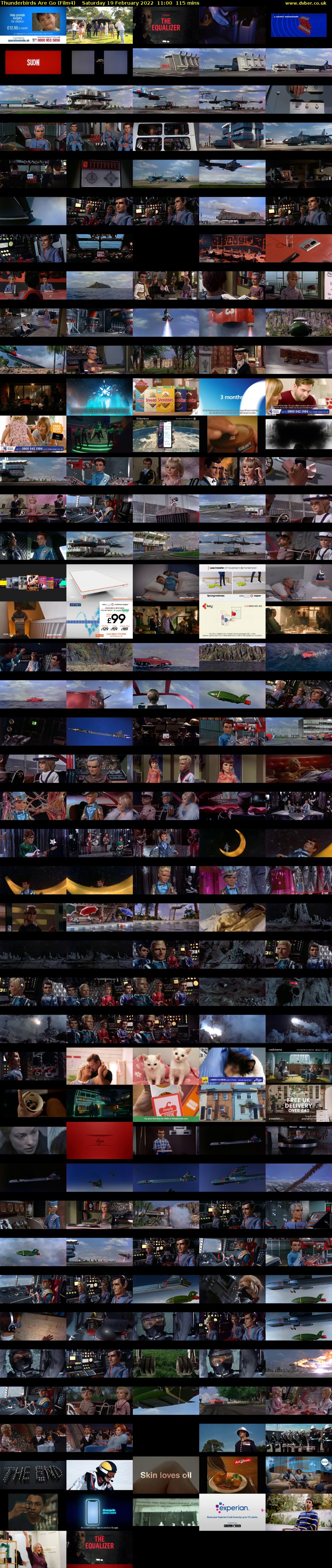 Thunderbirds Are Go (Film4) Saturday 19 February 2022 11:00 - 12:55