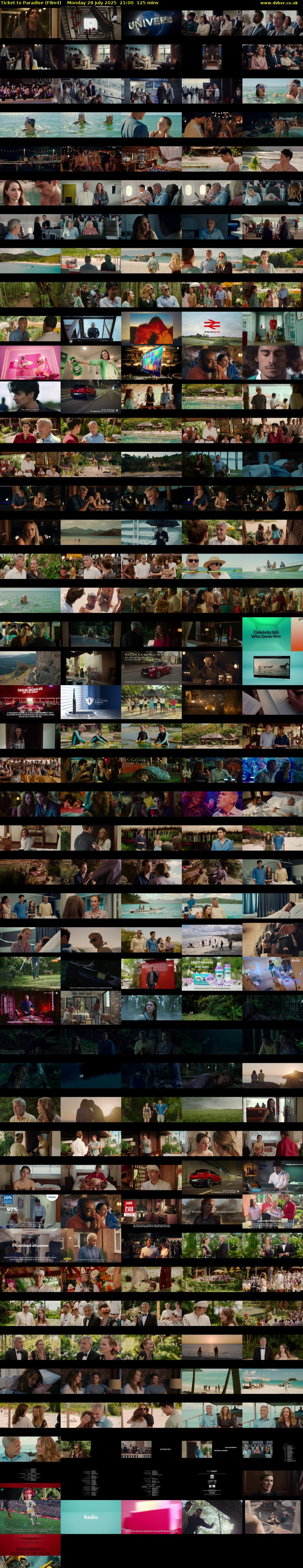 Ticket to Paradise (Film4) Monday 28 July 2025 21:00 - 23:05