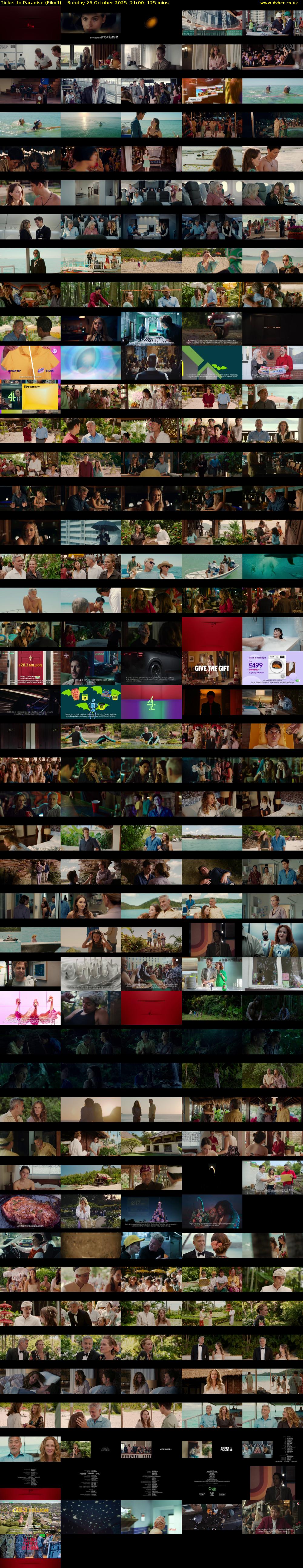 Ticket to Paradise (Film4) Sunday 26 October 2025 21:00 - 23:05