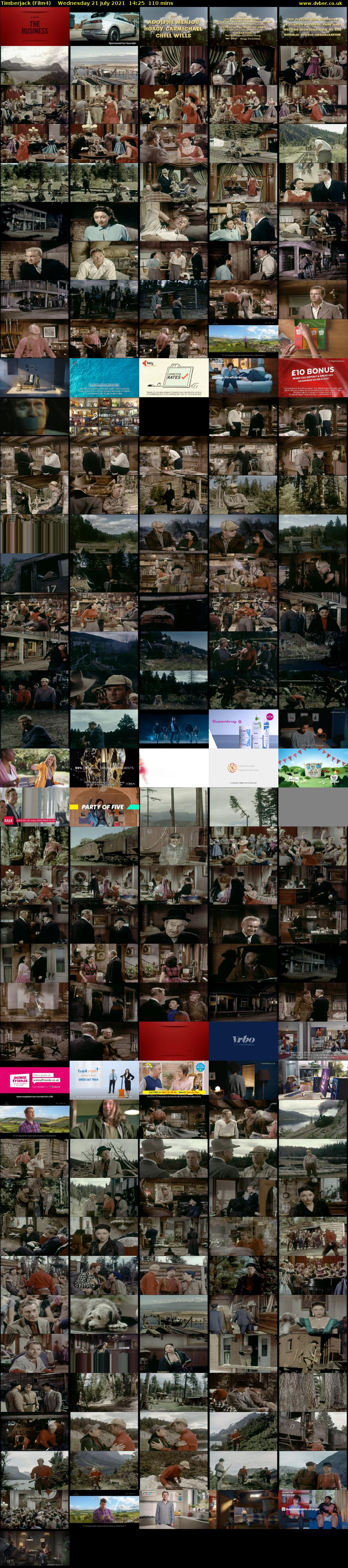Timberjack (Film4) Wednesday 21 July 2021 14:25 - 16:15