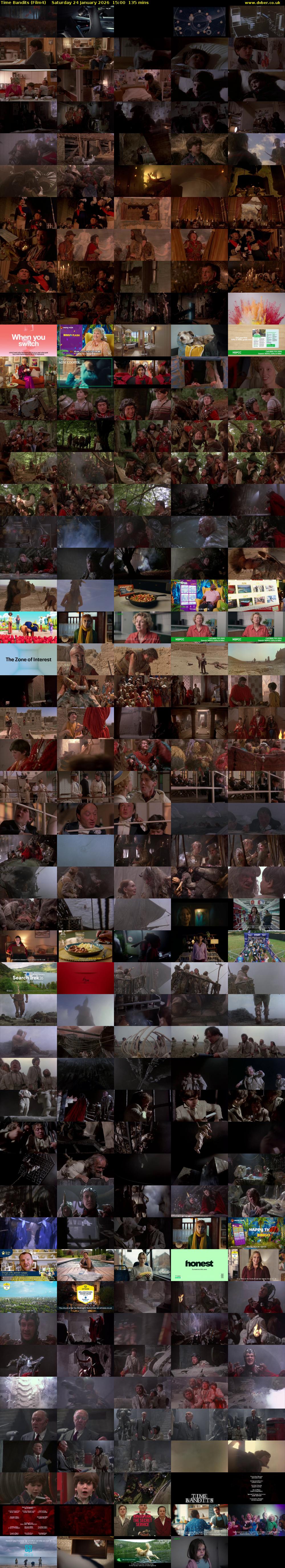 Time Bandits (Film4) Saturday 24 January 2026 15:00 - 17:15