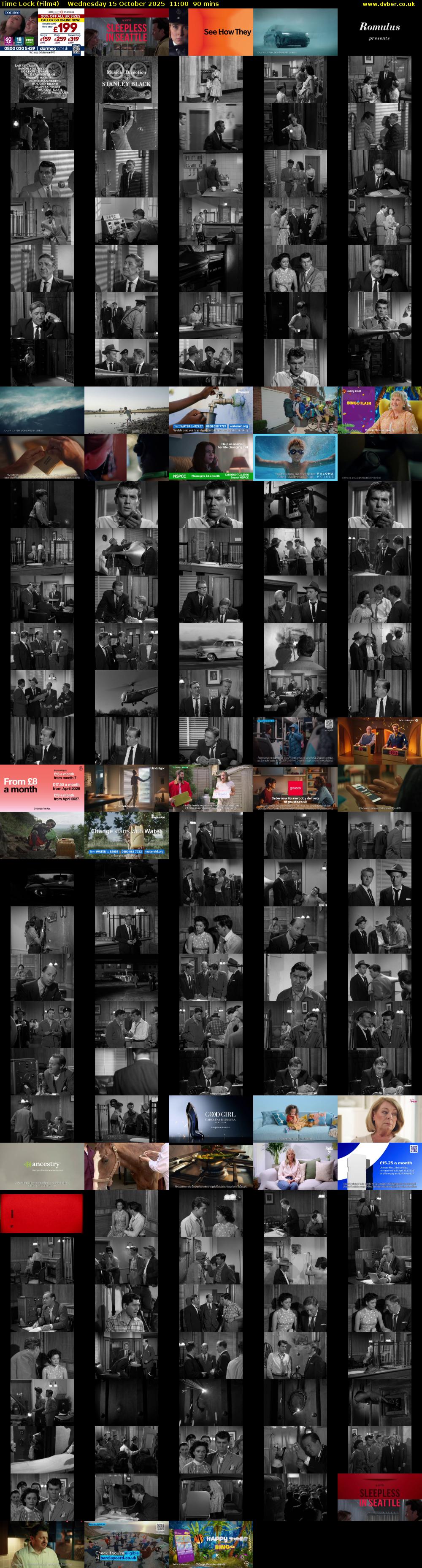 Time Lock (Film4) Wednesday 15 October 2025 11:00 - 12:30