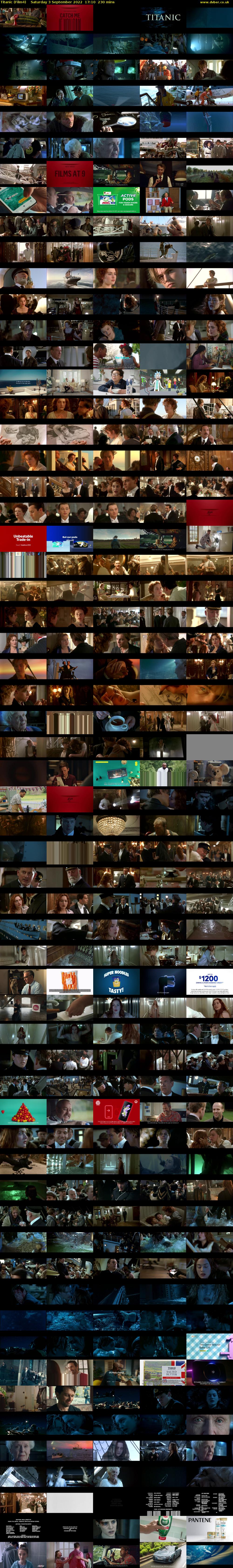 Titanic (Film4) Saturday 3 September 2022 17:10 - 21:00