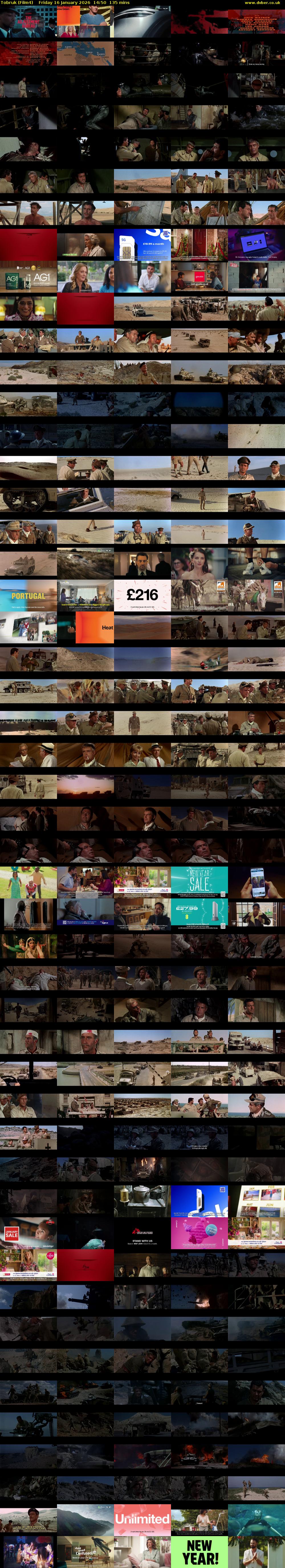 Tobruk (Film4) Friday 16 January 2026 14:50 - 17:05