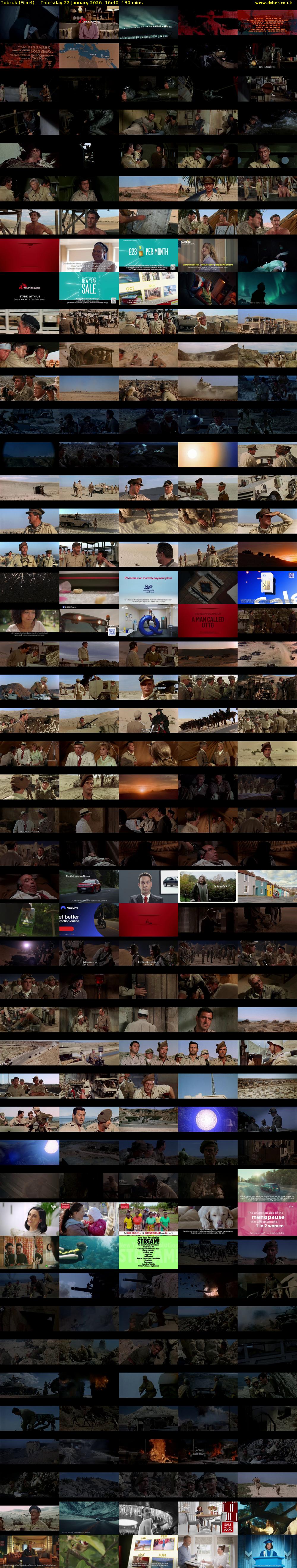 Tobruk (Film4) Thursday 22 January 2026 16:40 - 18:50