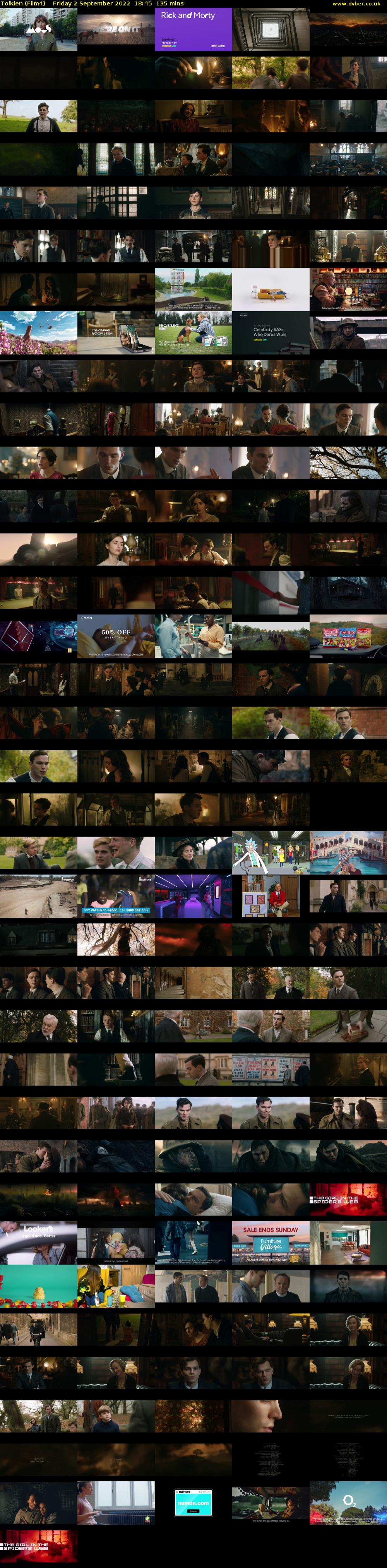 Tolkien (Film4) Friday 2 September 2022 18:45 - 21:00