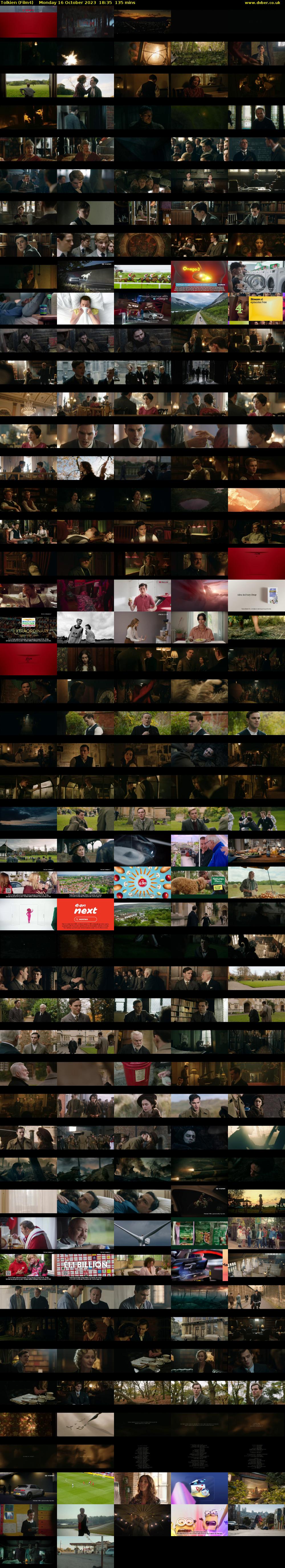 Tolkien (Film4) Monday 16 October 2023 18:35 - 20:50