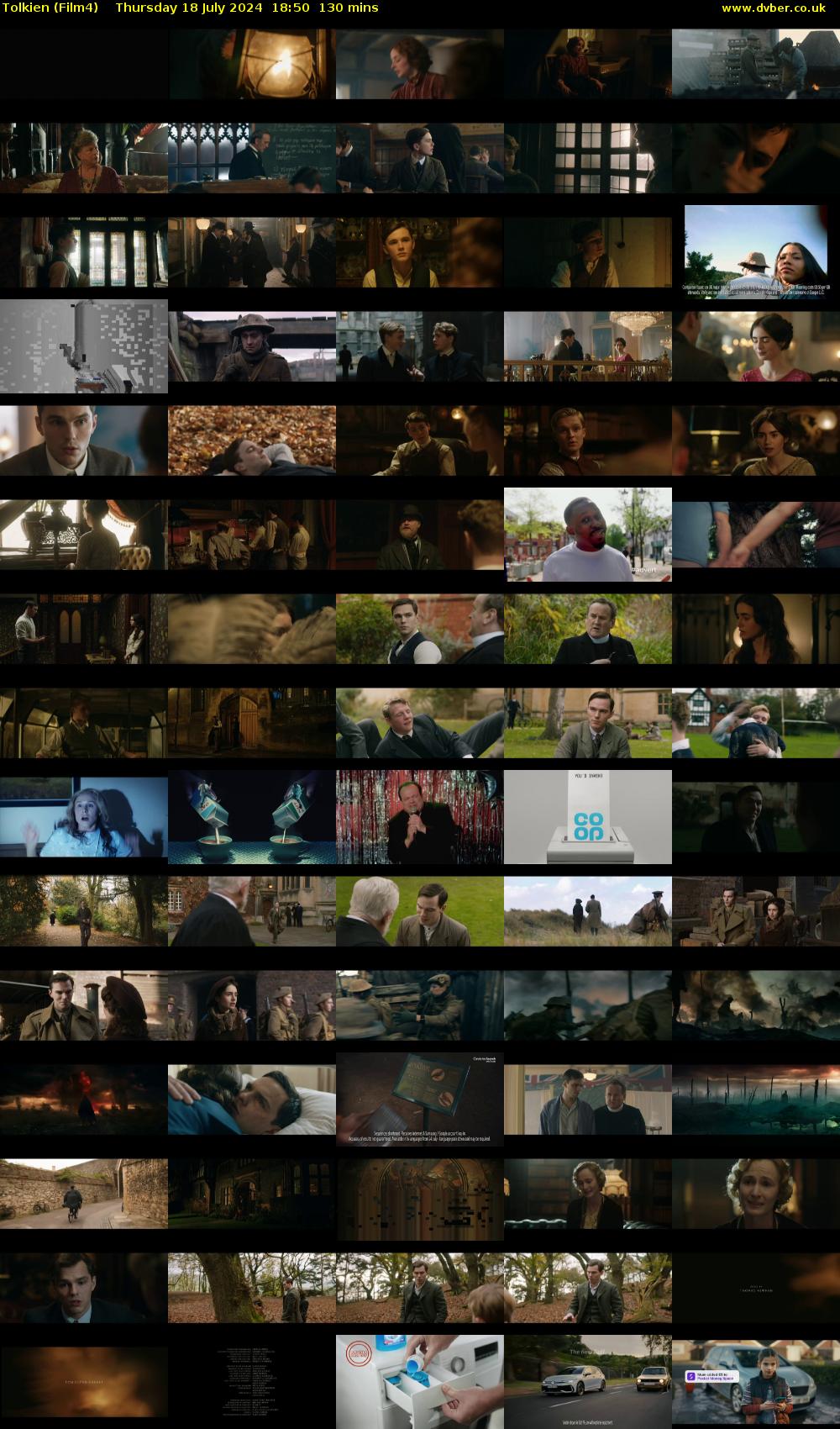 Tolkien (Film4) Thursday 18 July 2024 18:50 - 21:00