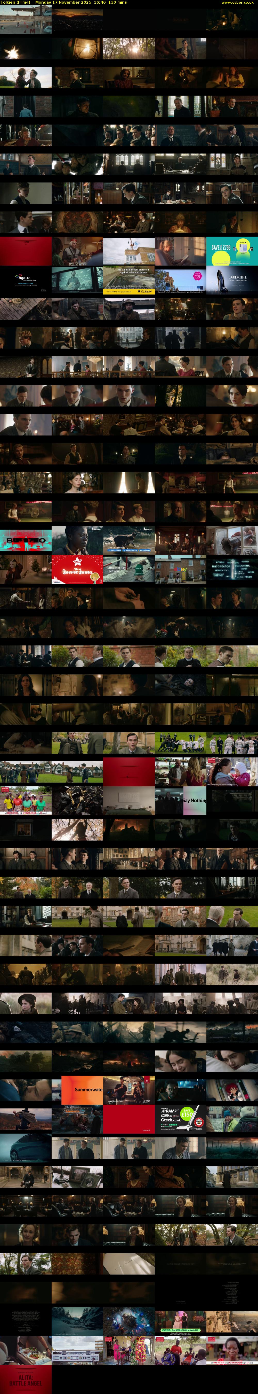 Tolkien (Film4) Monday 17 November 2025 16:40 - 18:50