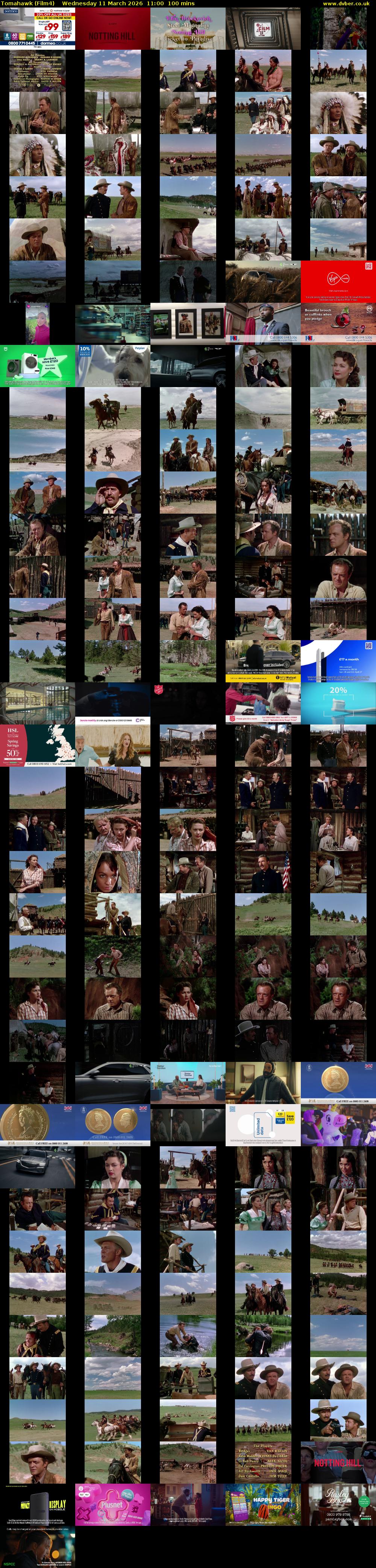 Tomahawk (Film4) Wednesday 11 March 2026 11:00 - 12:40