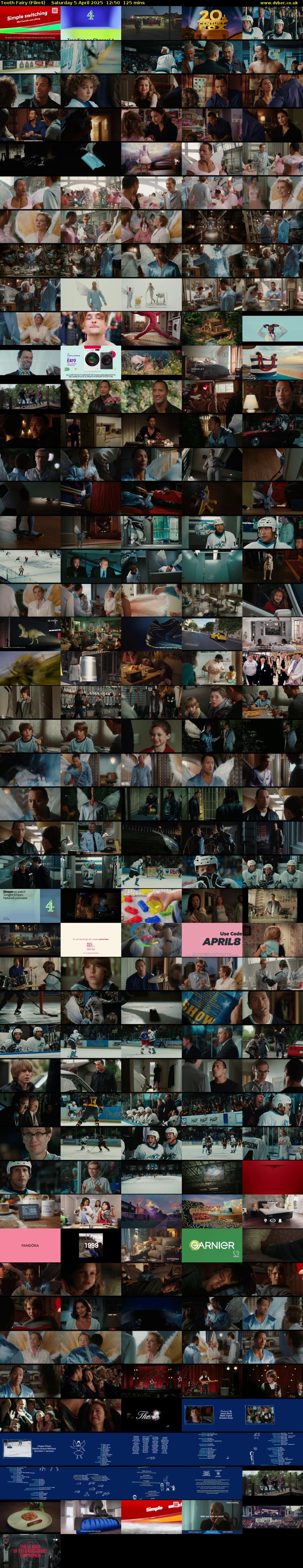 Tooth Fairy (Film4) Saturday 5 April 2025 12:50 - 14:55
