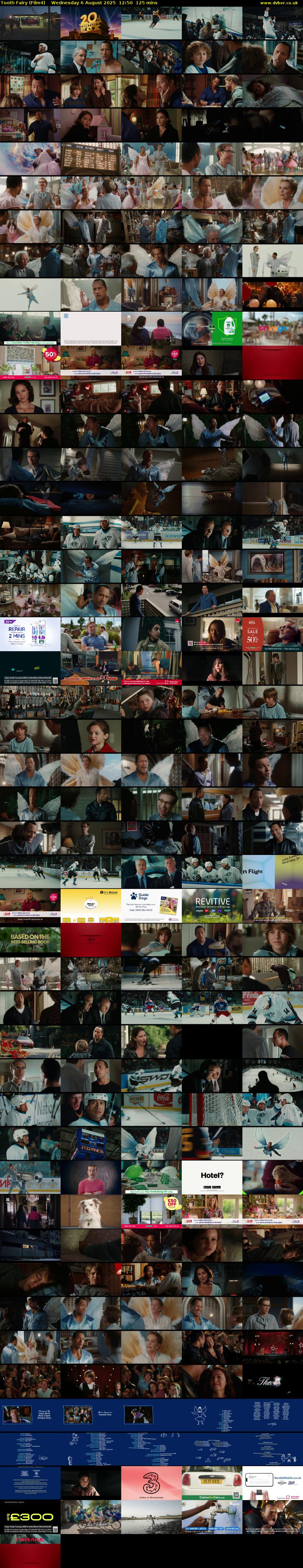 Tooth Fairy (Film4) Wednesday 6 August 2025 12:50 - 14:55