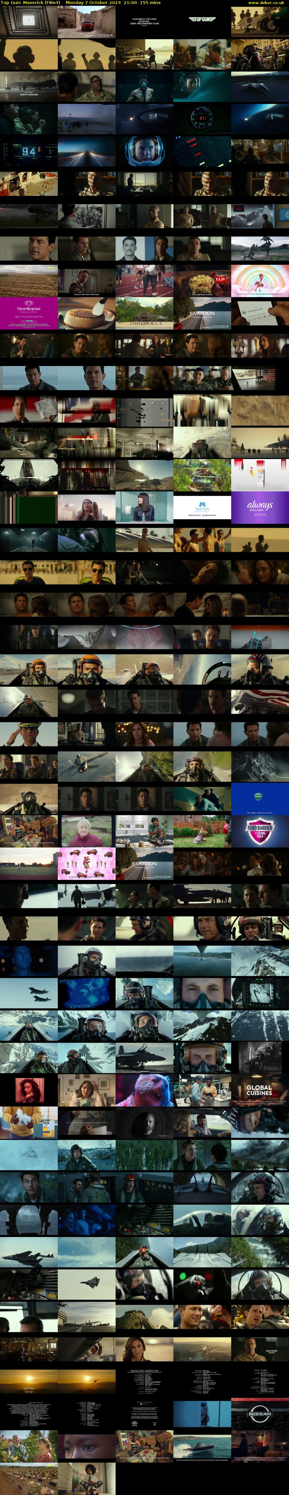 Top Gun: Maverick (Film4) Monday 7 October 2024 21:00 - 23:35