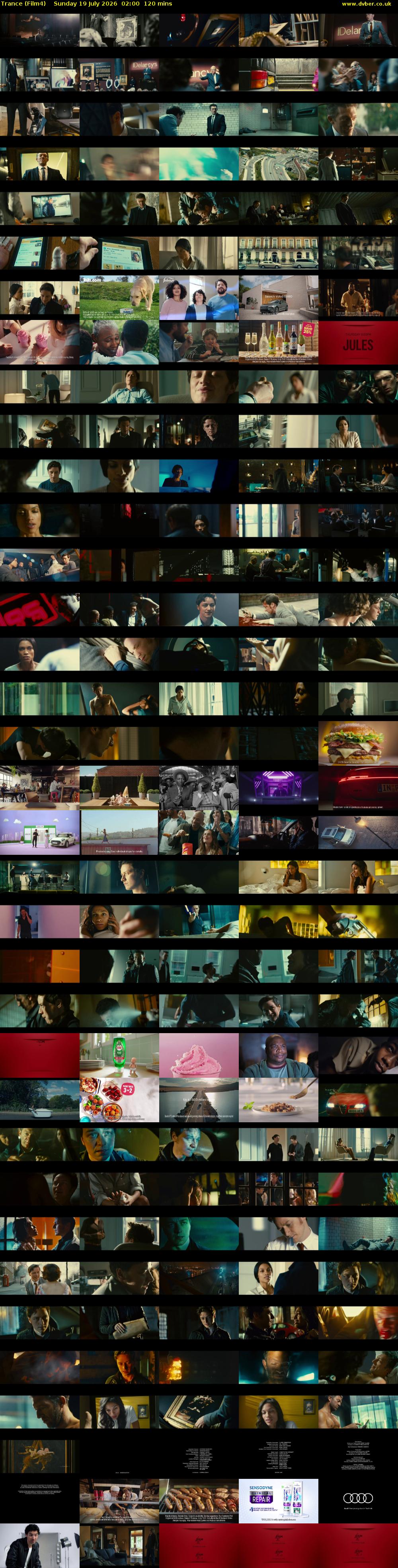 Trance (Film4) Sunday 19 July 2026 02:00 - 04:00