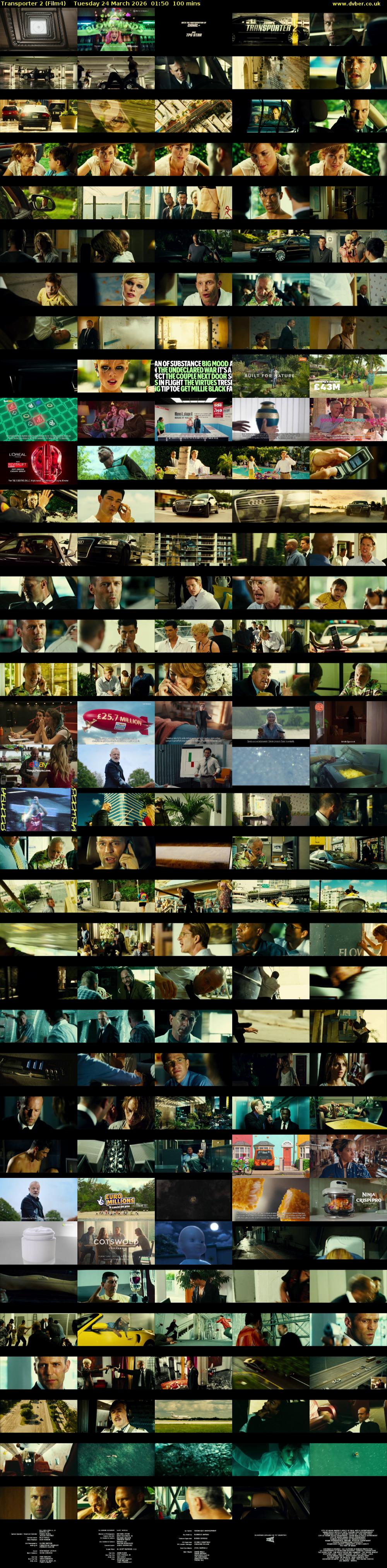 Transporter 2 (Film4) Tuesday 24 March 2026 01:50 - 03:30